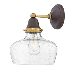 H67002OZ Academy 1 Bulb Wall Sconce - Oil Rubbed Bronze H67002OZ Academy 1 Bulb Wall Sconce - Oil Rubbed Bronze