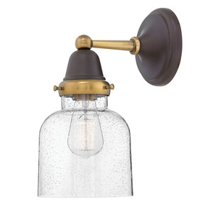 H67003OZ Academy 1 Bulb Wall Sconce - Oil Rubbed Bronze H67003OZ Academy 1 Bulb Wall Sconce - Oil Rubbed Bronze