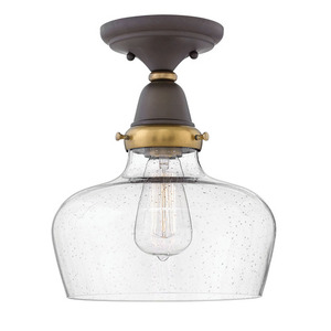 H67012OZ Academy Flush Mount Ceiling Light - Oil Rubbed Bronze H67012OZ Academy Flush Mount Ceiling Light - Oil Rubbed Bronze
