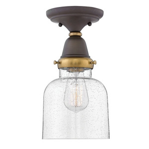 H67013OZ Academy Flush Mount Ceiling Light - Oil Rubbed Bronze H67013OZ Academy Flush Mount Ceiling Light - Oil Rubbed Bronze