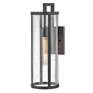 H82054BK Alfie Entrance Outdoor Wall Light - Black