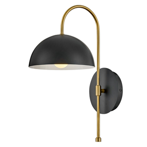 H83300BK Lou 1 Bulb Wall Sconce - Black H83300BK Lou 1 Bulb Wall Sconce - Black