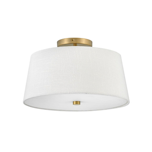 H83773LCB Beale Flush Mount Ceiling Light - Lacquered Brass