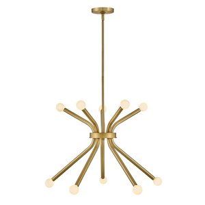 H83855LCB Axton Mid Sized Chandelier Chandelier - Light Brass