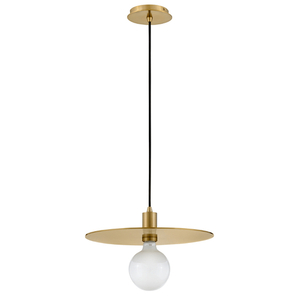 H83884LCB Lulu Down Light Pendant Light - Lacquered Brass