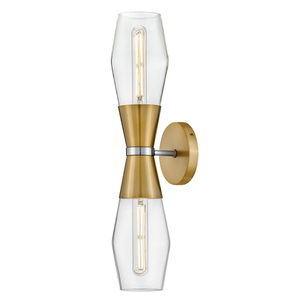 H83902LCB Livie Multi Bulb Wall Sconce - Lacquered Brass