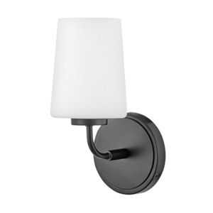 H853450BK Kline 1 Bulb Wall Sconce - Black H853450BK Kline 1 Bulb Wall Sconce - Black