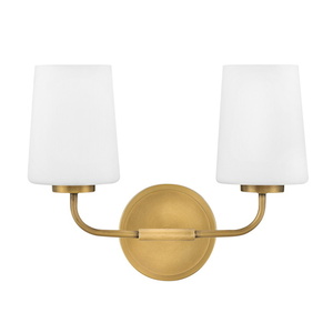 H853452HB Kline 2 Bulb Bathroom Lighting - Heritage Brass H853452HB Kline 2 Bulb Bathroom Lighting - Heritage Brass