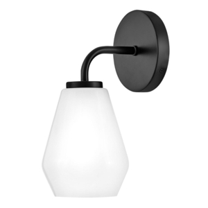 H85500BK Gio 1 Bulb Wall Sconce - Black H85500BK Gio 1 Bulb Wall Sconce - Black