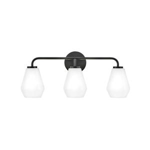 H85503BK Gio 3 Bulb Bathroom Lighting - Black H85503BK Gio 3 Bulb Bathroom Lighting - Black