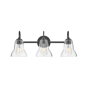 H85563BK Vera 3 Bulb Bathroom Lighting - Black H85563BK Vera 3 Bulb Bathroom Lighting - Black