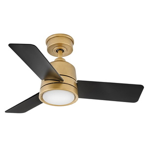 H905236FHBLWA Chet Small Fans (up to 38'') Ceiling Fan - Heritage Brass