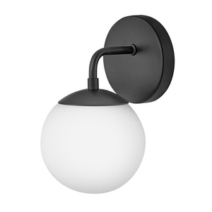 H85000BK Juniper 1 Bulb Wall Sconce - Black