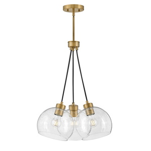 H83013LCB Rumi Multi Light Pendant Light - Lacquered Brass