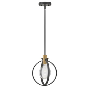 H83037BK Cirque Mini-Pendant Pendant Light - Black