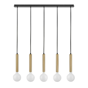 H83206LCB Bobbie Linear Pendant Pendant Light - Lacquered Brass