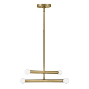 H83194LCB Millie Multi Light Pendant Light - Lacquered Brass