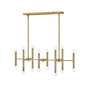 H83196LCB Millie Linear Pendant Pendant Light - Lacquered Brass