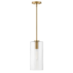 H83377LCB Lane Mini-Pendant Pendant Light - Lacquered Brass