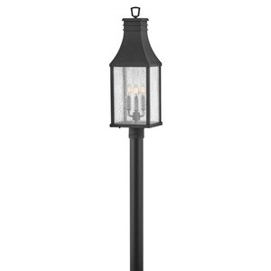 H17461MB Beacon Hill Post Light Post Lights - Museum Black