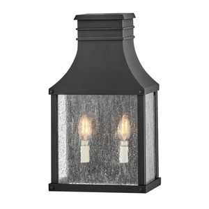 H17466MB Beacon Hill Entrance Outdoor Wall Light - Museum Black