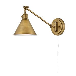 H3690HB Arti 1 Bulb Wall Sconce - Heritage Brass