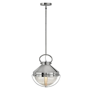 H4847PN Crew Down Light Pendant Light - Polished Nickel