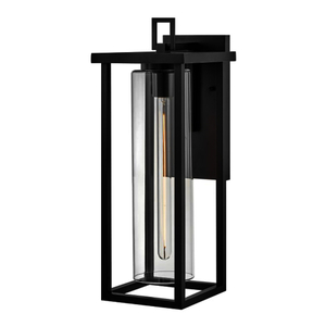 H81425BK Mateo Entrance Outdoor Wall Light - Black