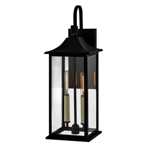 H81594BK Nolan Entrance Outdoor Wall Light - Black