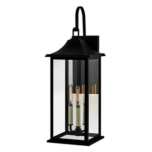 H81595BK Nolan Entrance Outdoor Wall Light - Black