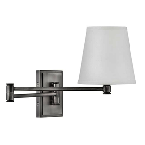 H83772AN Beale 1 Bulb Wall Sconce - Antique Nickel H83772AN Beale 1 Bulb Wall Sconce - Antique Nickel