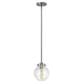 Hinkley H3128ANCS Antique Nickel / Clear Seedy Mini Pendant