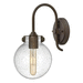 Hinkley H3174OZCS Oil Rubbed Bronze /Clear Seedy 1 Bulb Wall Sconce