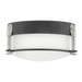 Hinkley H3230DZ Aged Zinc Flush Mount Ceiling Light