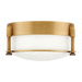 Hinkley H3230HB Heritage Brass Flush Mount Ceiling Light