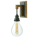 Hinkley H3260IN Industrial Iron 1 Bulb Wall Sconce