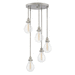 Hinkley H3265PW Pewter Multi Light Pendant