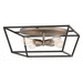 Hinkley H3331DZ Aged Zinc Flush Mount Ceiling Light