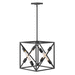 Hinkley H3374SK Satin Black Entrance / Foyer Pendant