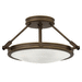 Hinkley H3381LZLED Light Oiled Bronze Semi Flush Mount Ceiling Light