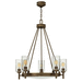 Hinkley H3385LZ Light Oiled Bronze Mid Sized Chandelier