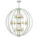 Hinkley H3464CG Cement Gray Large Foyer Chandelier