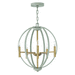 Hinkley H3466CG Cement Gray Mini Chandelier