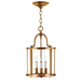 Hinkley H3474HR Heirloom Brass Entrance / Foyer Pendant