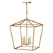 Hinkley H3538DA Distressed Brass Entrance / Foyer Pendant