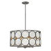 Hinkley H3564BV Brushed Silver Down Light Pendant