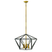 Hinkley H3576DZ Aged Zinc Entrance / Foyer Pendant