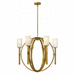 Hinkley H3586VS Vintage Brass Mid Sized Chandelier