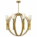 Hinkley H3588VS Vintage Brass Large Foyer Chandelier