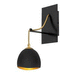 Hinkley H35900SHB Shell Black 1 Bulb Wall Sconce